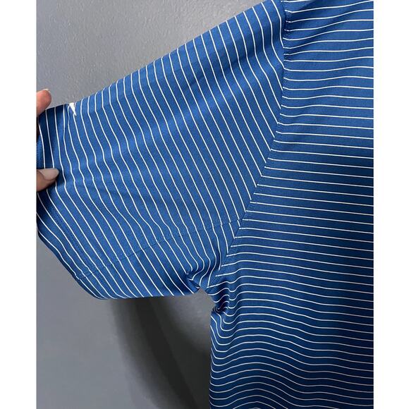 Nike Men’s Tour Performance Dri-Fit Blue & White Stripe Polo Golf Shirt,Size XXL - Picture 5 of 7